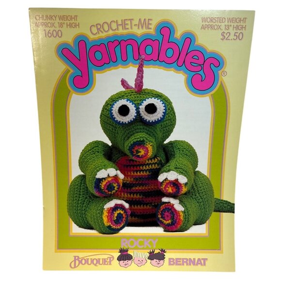 Bernat Other - Crochet Me Rocky Yarnables Pattern Booklet #1600 By Bernat 1992